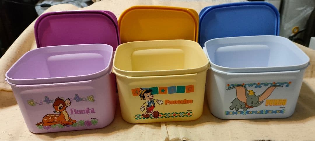 Tupperware正規品 ディズニー保存容器セット（3色）｜Tupperware正規品