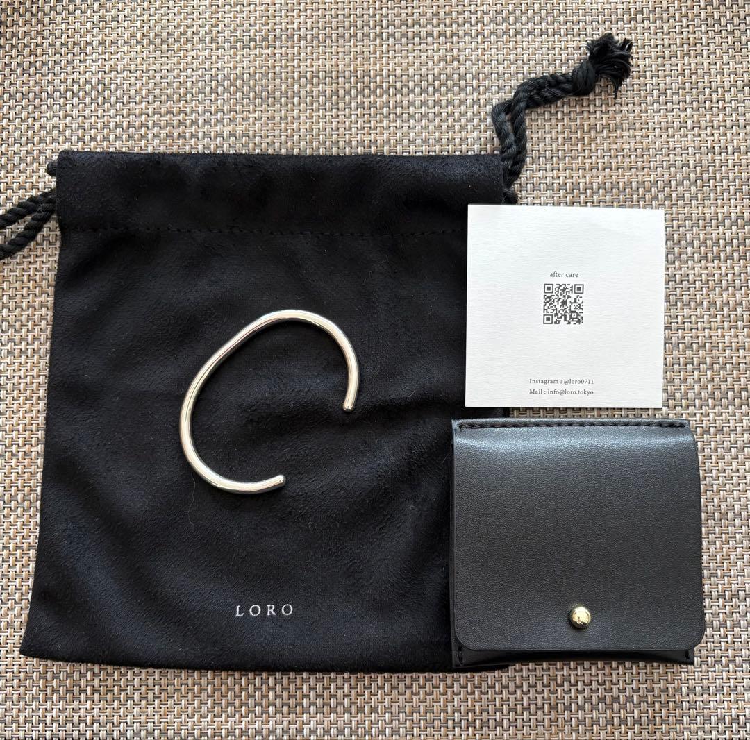お値下げ！LORO シルバーバングル（line bangle01 ） LORO line bangle 01 シルバー line bangle 01｜LORO(ロロ)公式通販