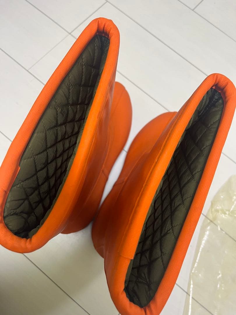 シバタ工業 冷凍倉庫用長靴 大サイズ -60℃対応 オレンジ