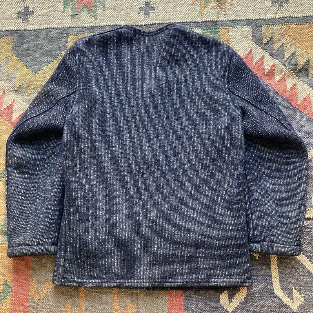 40s ブラウンズビーチ ノーカラー ジャケット カーディガン 30s 50s