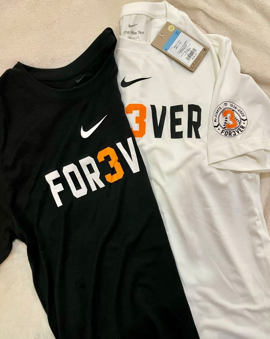 長嶋茂雄 FOR3VER Tシャツ 2枚セット ジャイアンツ FOREVER - メルカリ