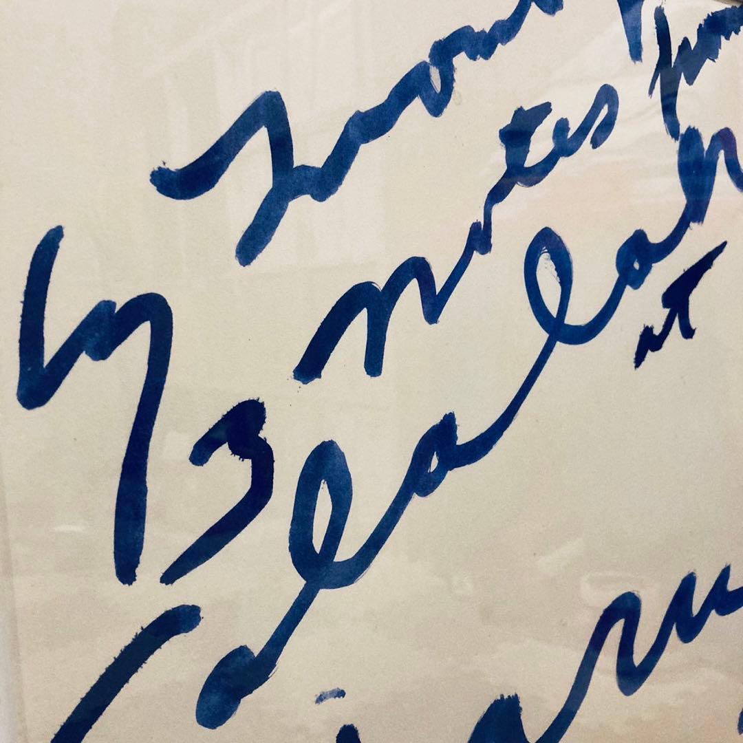 デッドストック正規品Cy Twombly サイトゥオンブリー 特徴額装済