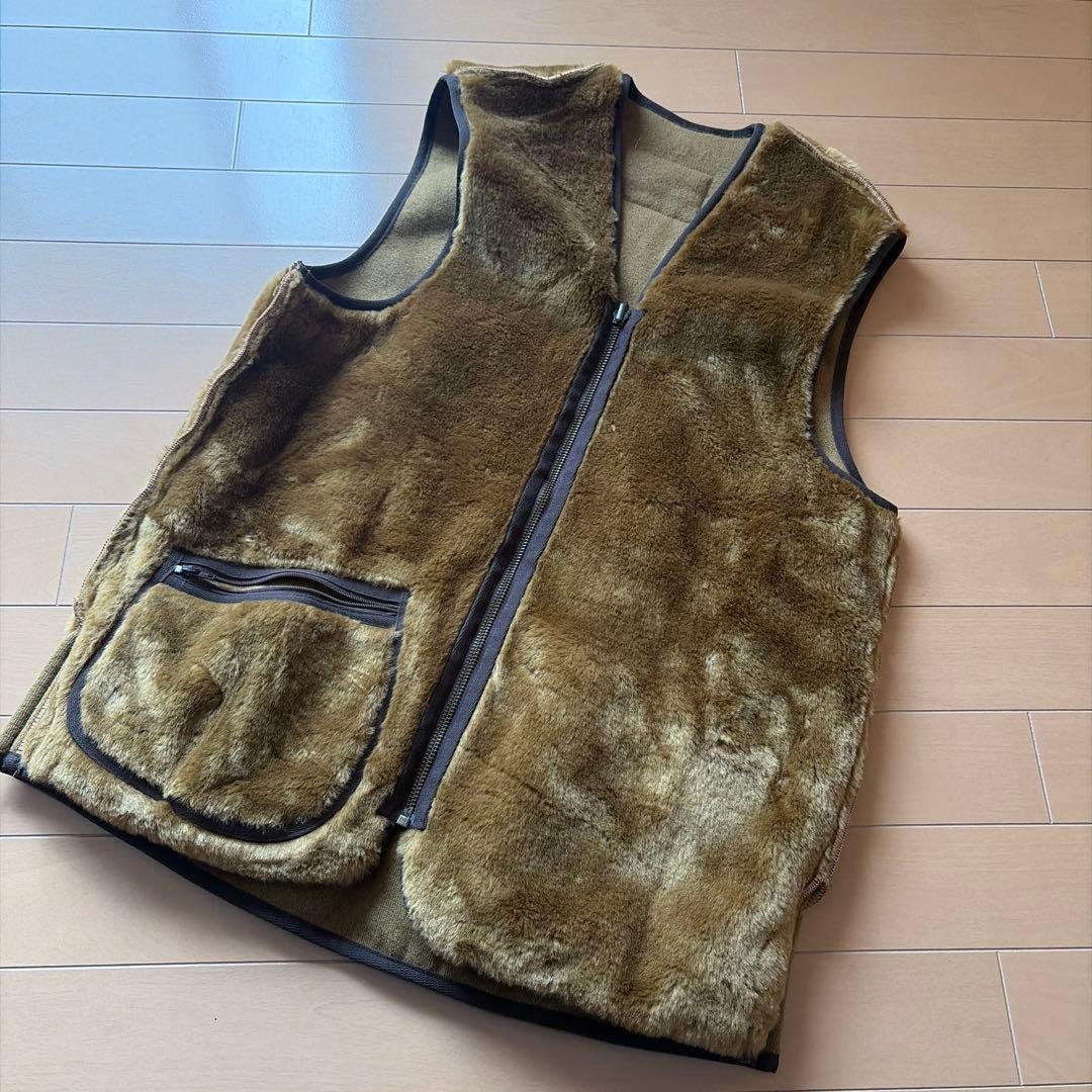 Barbour ファー ベスト 38 org.jpg