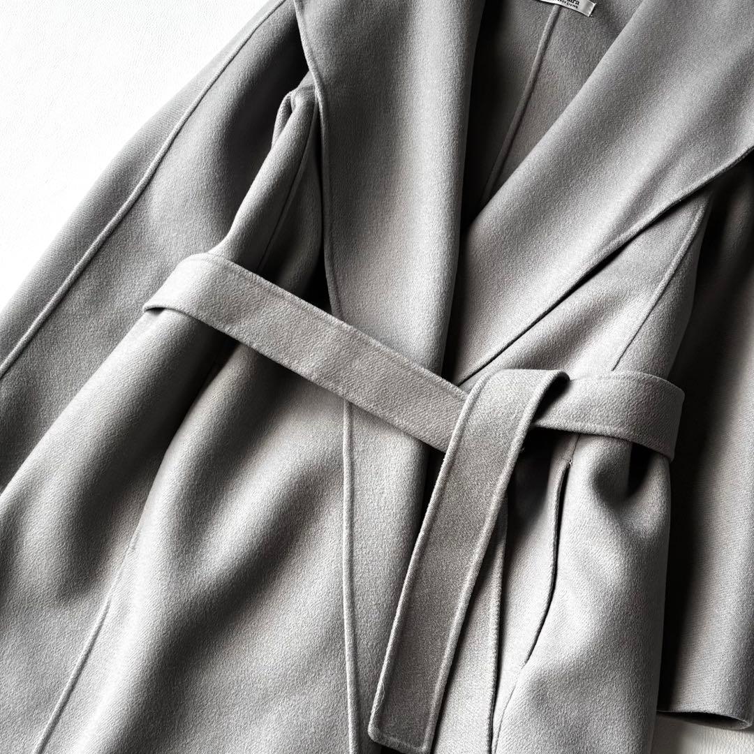 Max Mara クチートアマーノ ダブルフェイスウールコート ベルト 36