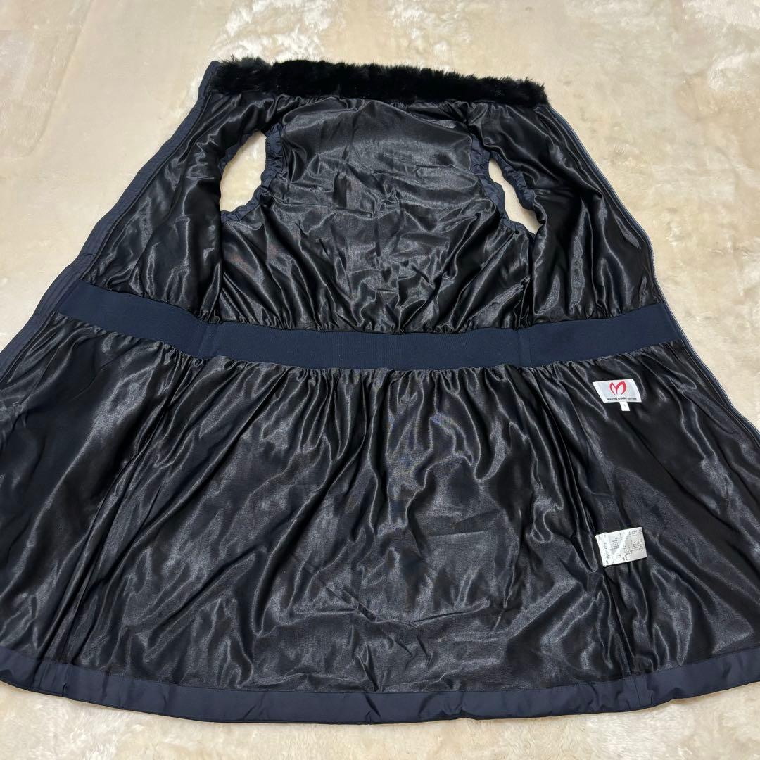 ⭐️美品⭐️マスターバニー 中綿 ワンピース ロング ベスト ネイビー