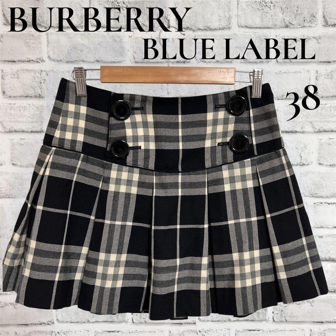 BURBERRY BLUE LABEL プリーツスカート 38 BURBERRY BLUE LABEL（バーバリーブルーレーベル） プリーツスカート