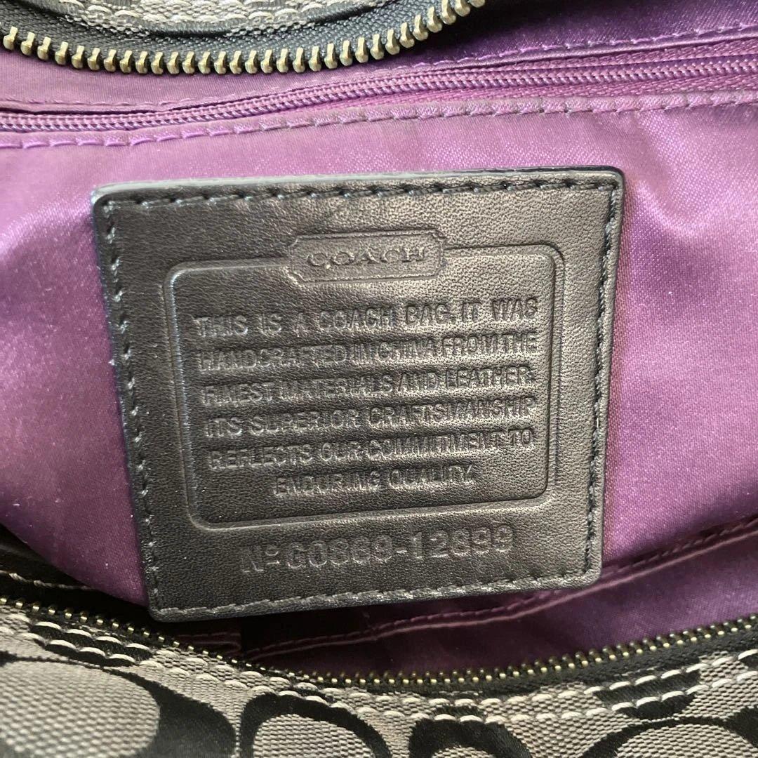 COACH パッチワーク レザー トートバッグ ブラック 保存袋付き - メルカリ