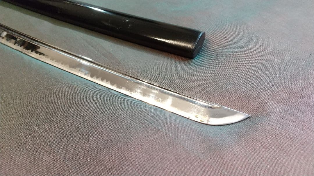 樋入り尖り互の目刃紋】模造刀 舞踊 模擬刀 拵え 喰出し