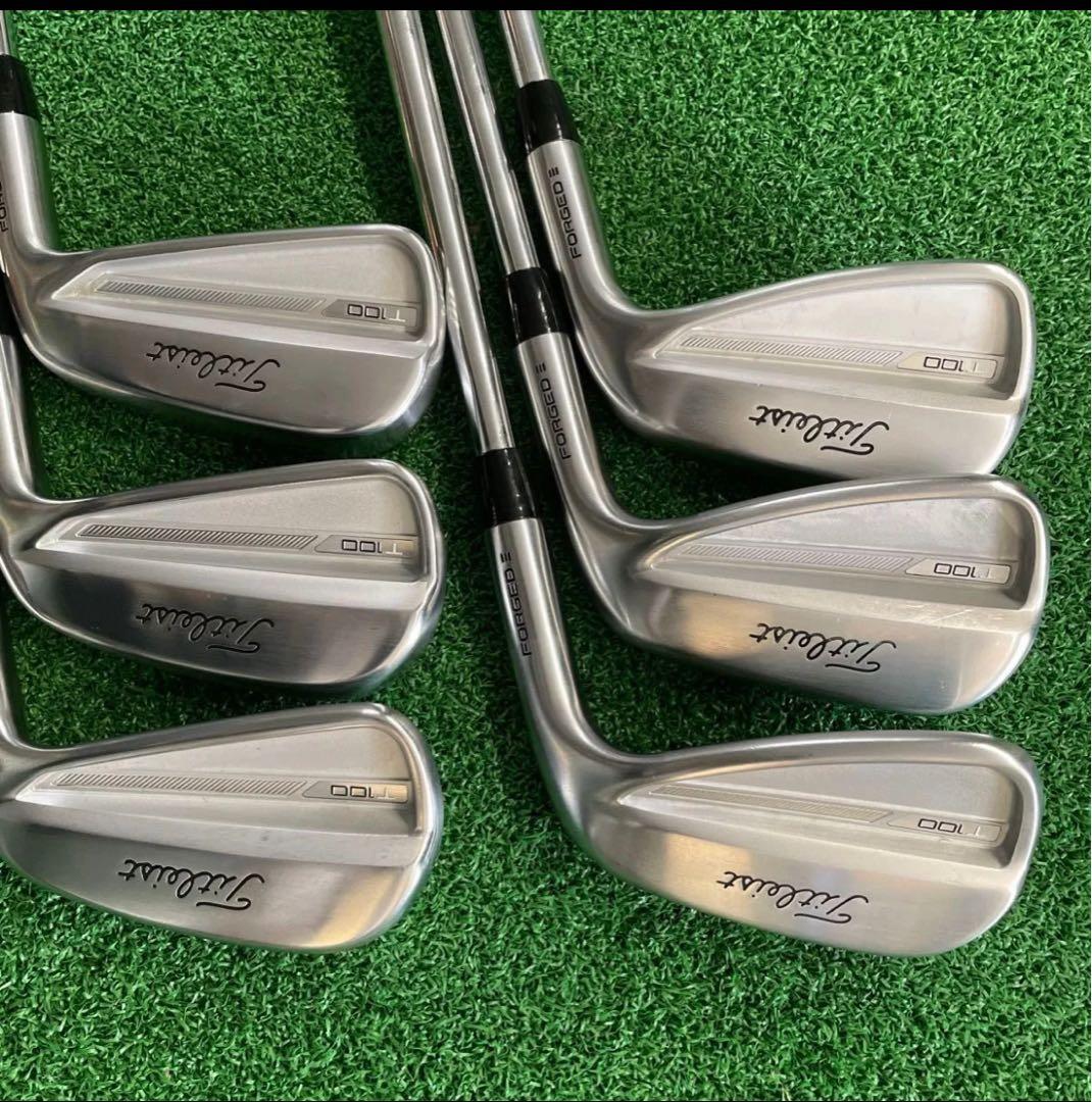 タイトリスト T100 2023年モデル　6本組　DGS200 美品 日本正規品】 タイトリスト T100 アイアンセット 6本組 (#5-Pw) 2023年