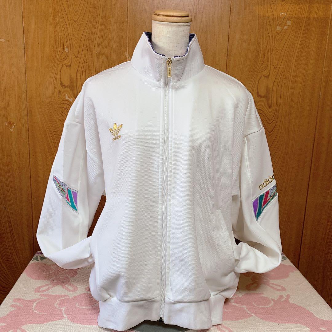 adidas トラックジャケット 刺繍 90s ATS-303ヴィンテージ - メルカリ