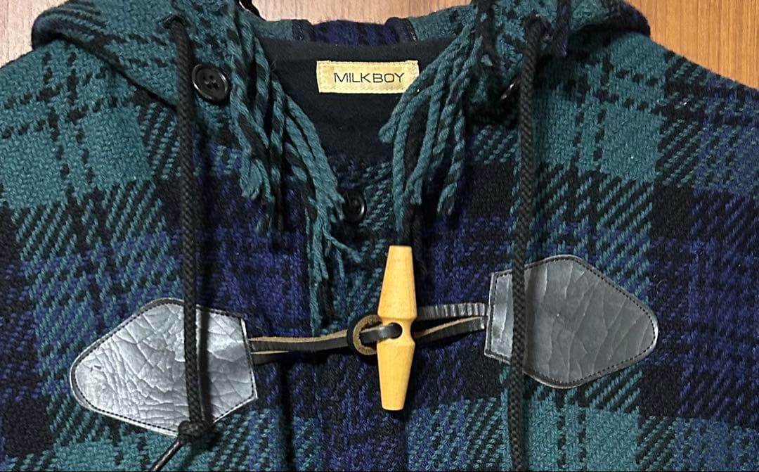 p*y様 MILKBOY 3点セット ダッフルコート ハーフパンツ マフラー 2025