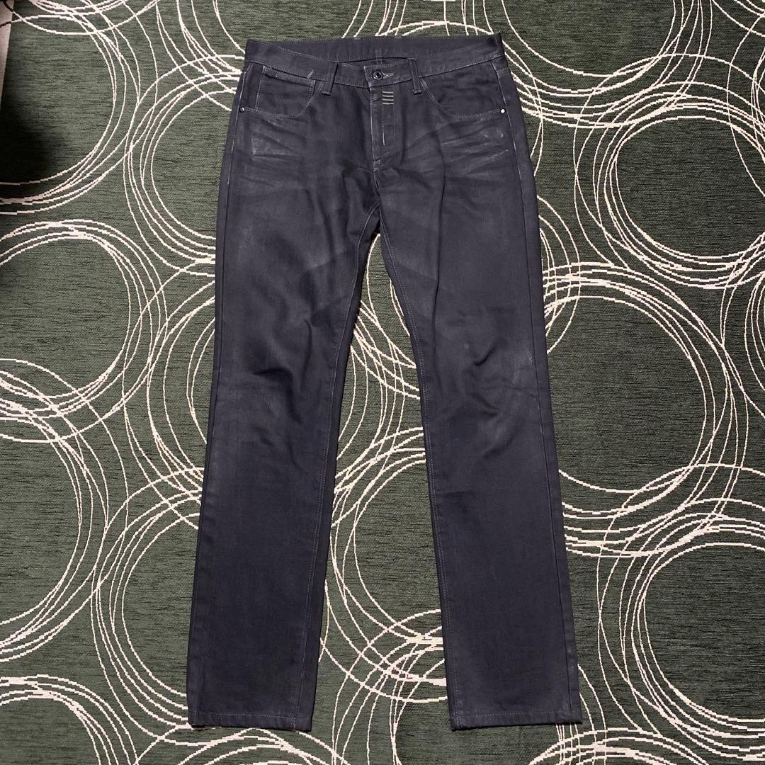 Black Barrett black coating denim pants Black pants www.consterior.com