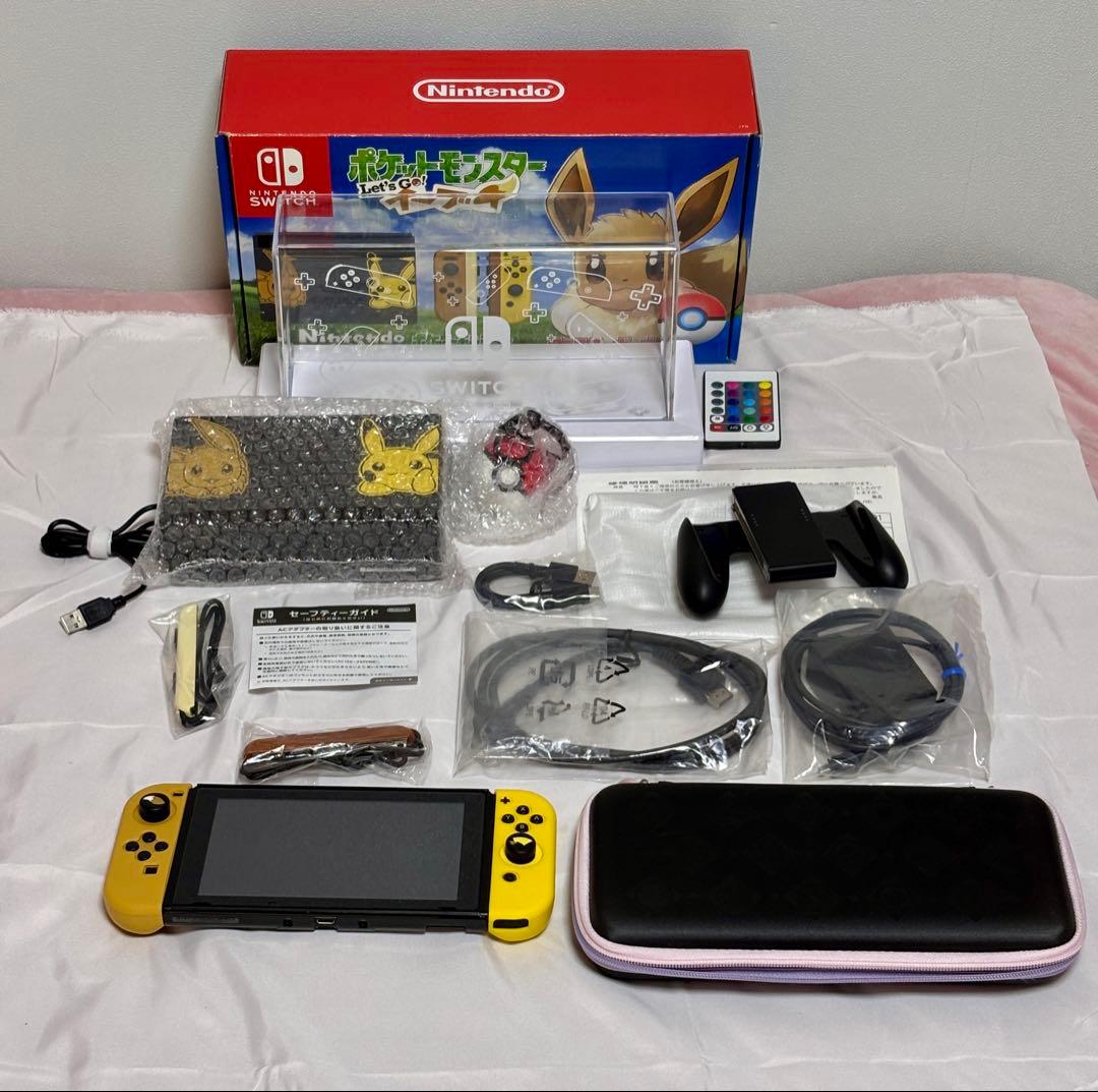 Switch 本体 ピカチュウ イーブイ ポケモン 動作確認 初期化済 ポケモン仕様のNintendo Switch同梱版がソフト同日に発売！Joy-Conは