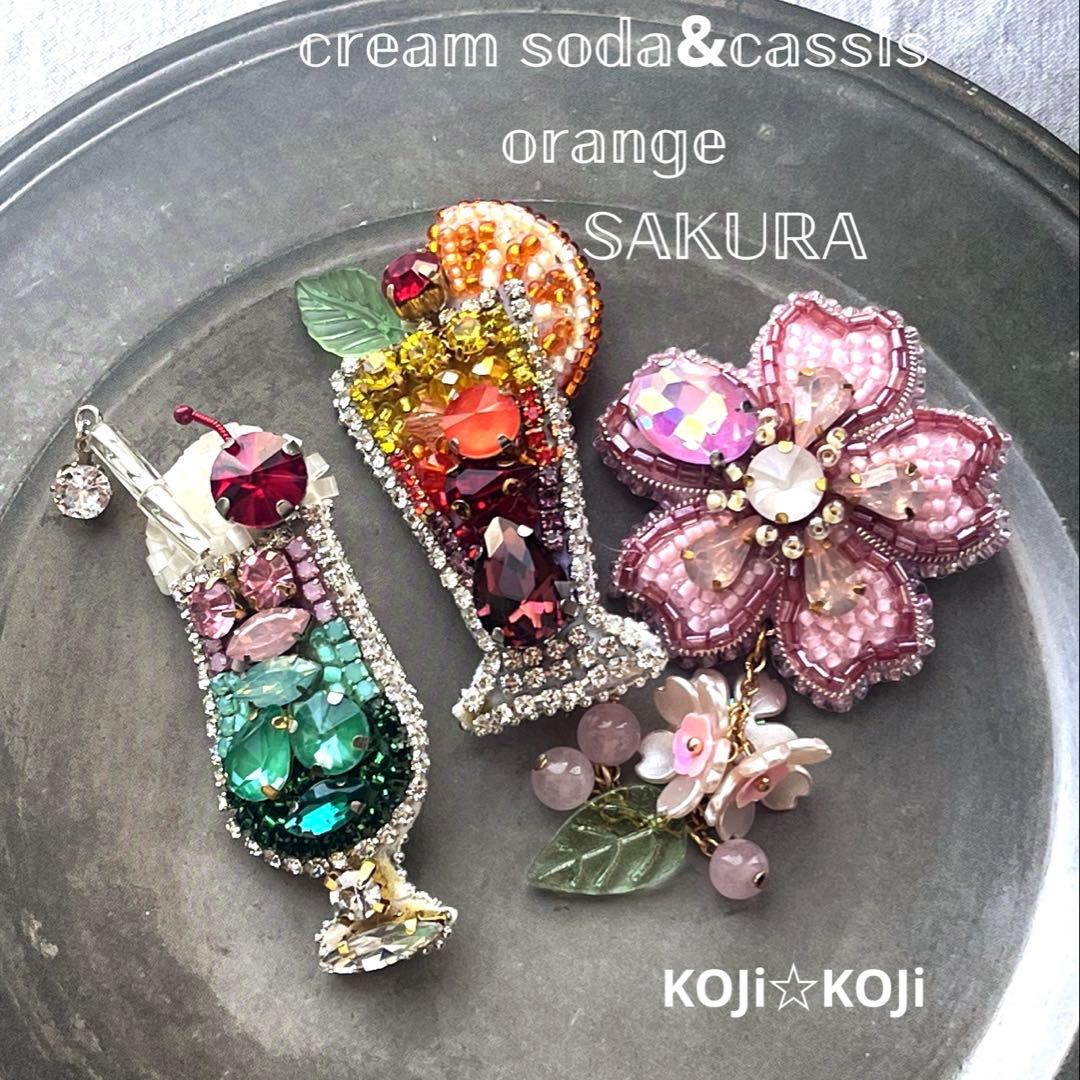 うさこ ビーズ 刺繍ブローチ ハンドメイドアクセサリー ビーズ刺繍♡駆ける うさぎブローチ ブローチ kotorinoatorie 通販