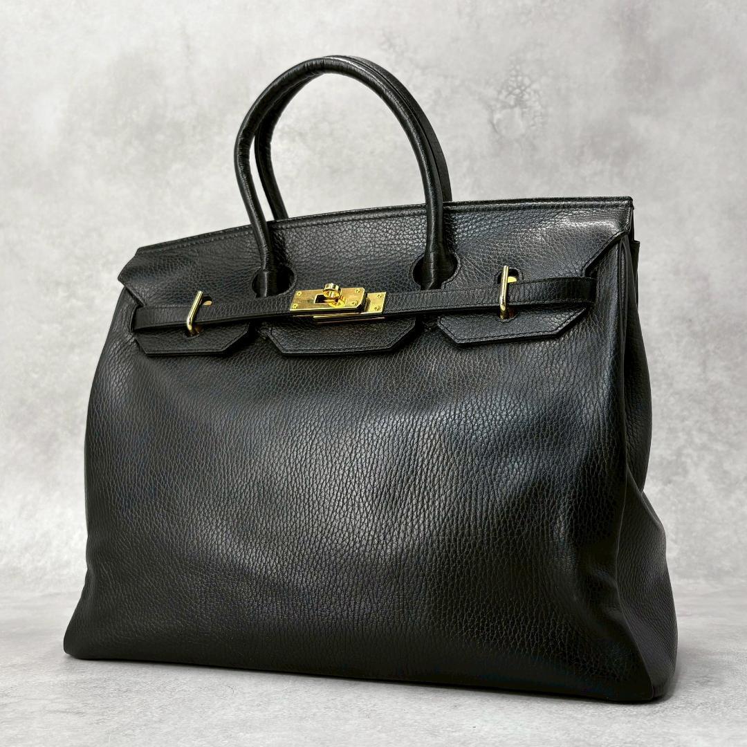 【美品】傳濱野 ハンドバッグ レザー ゴールド金具 黒 美品】傳濱野 ハンドバッグ レザー ゴールド金具 黒 - メルカリ