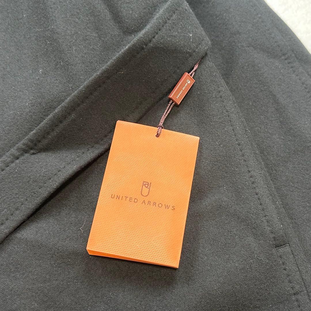 試着程度】SOVEREIGN ソフトメルトンラップコート ブラック L - メルカリ