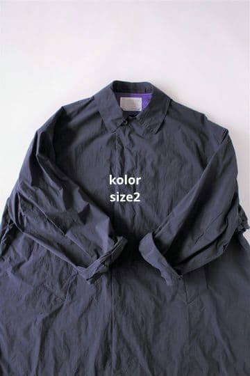 kolor Nylon Typewriter Coat | 激安通販のイーサプライ