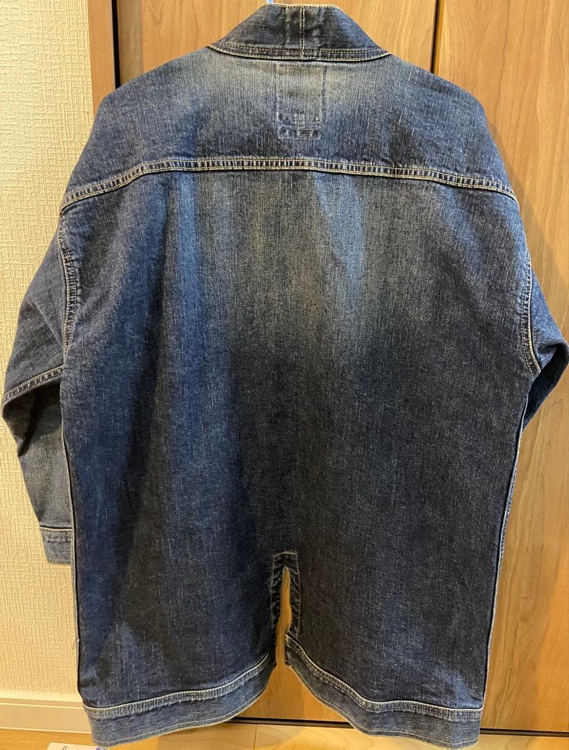 希少XL】THE CRIMIE デニム ハッピ ジャケット 岡山産 セルビッジ