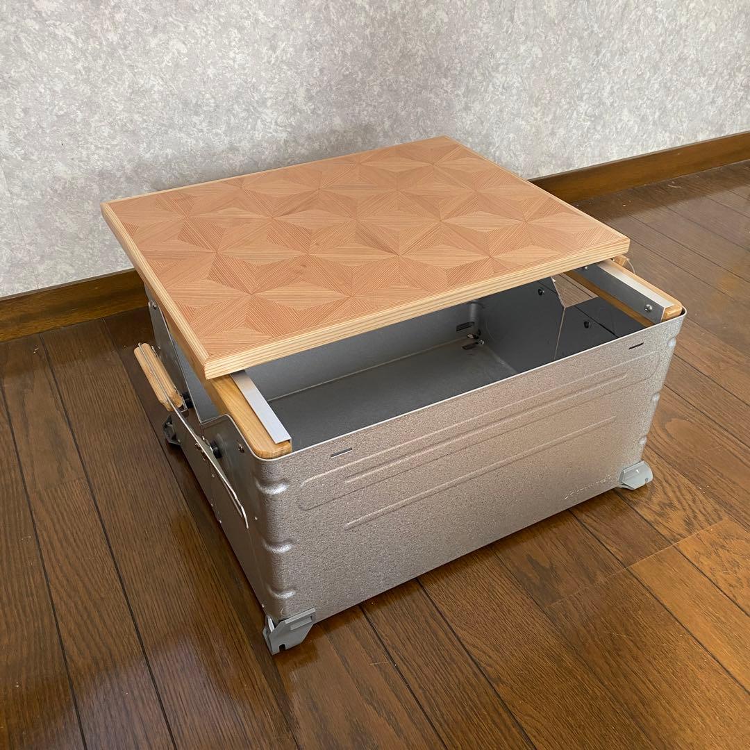 改良版】ラワン15㍉組立式兄ヘキサテーブル※収納バンド付