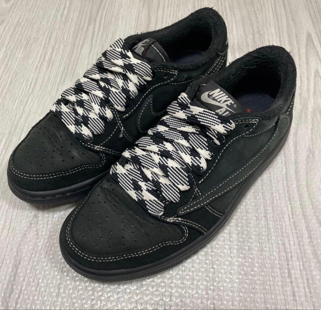Travis Scott ×Nike ブラックファントム 23cm Travis Scott × Nike Air Jordan 1 Low OG SP 