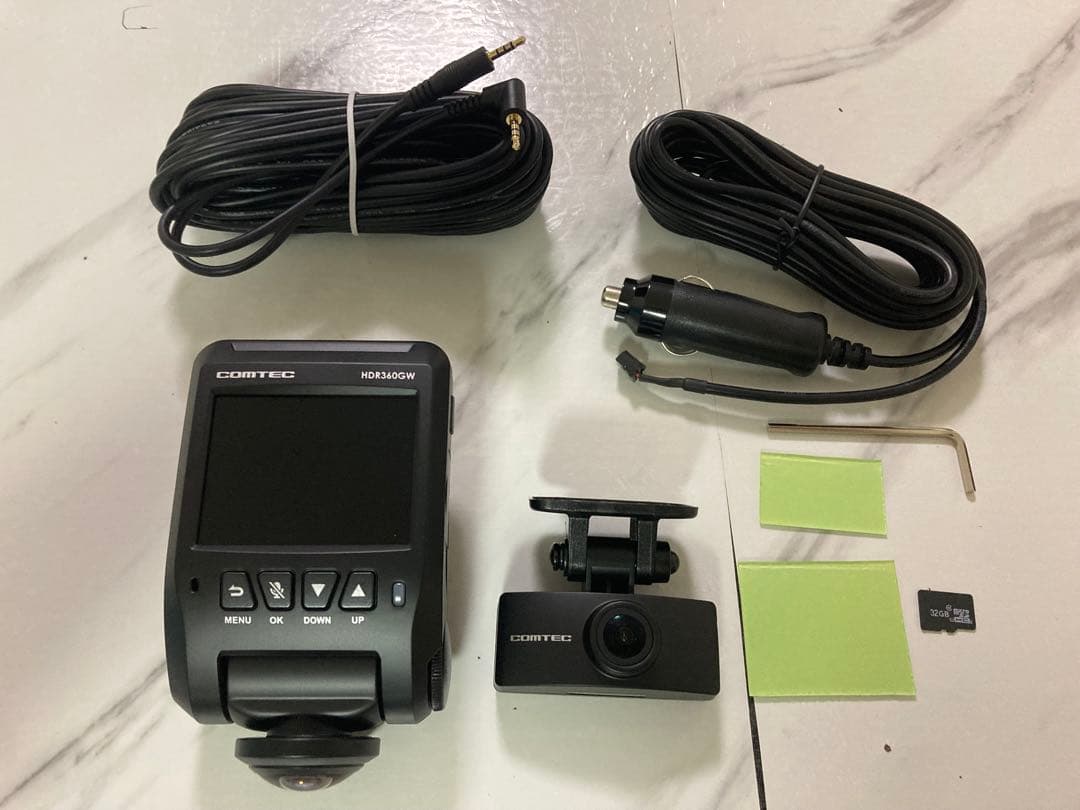 コムテック HDR360GW 前後2カメラ　ドライブレコーダー360度 ドライブレコーダー HDR360GW | COMTEC 株式会社コムテック