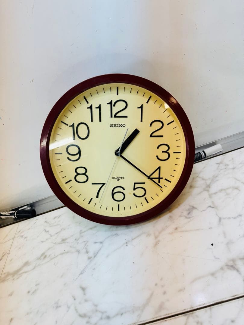 SEIKO セイコー 壁掛け 時計 昭和レトロ 28cm リズム アンティーク