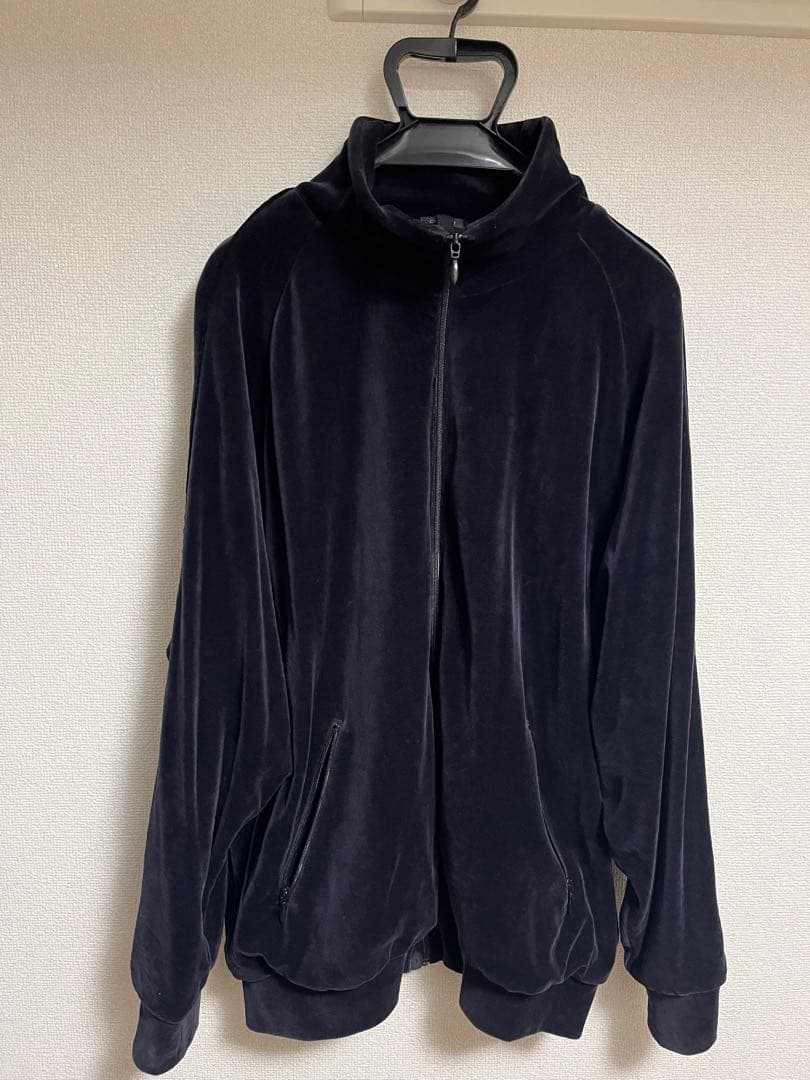 美品】COMOLI／22AW／ベロアジャージトラックジャケット／サイズ3