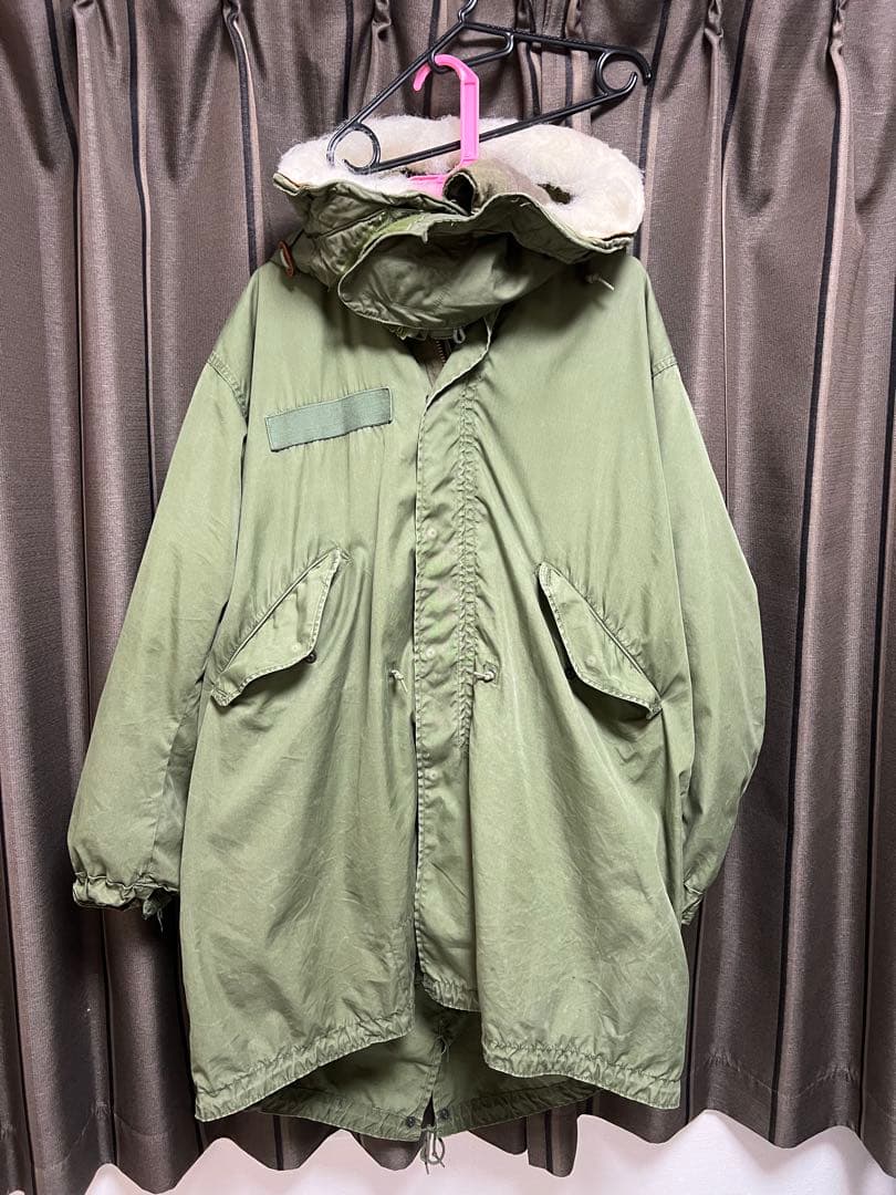 70S ライナーフード付　M-65フィッシュテールパーカー　フルセット　Sサイズ Deadstock M アルミ 70年 フルセット m-65 フィッシュテールパーカー