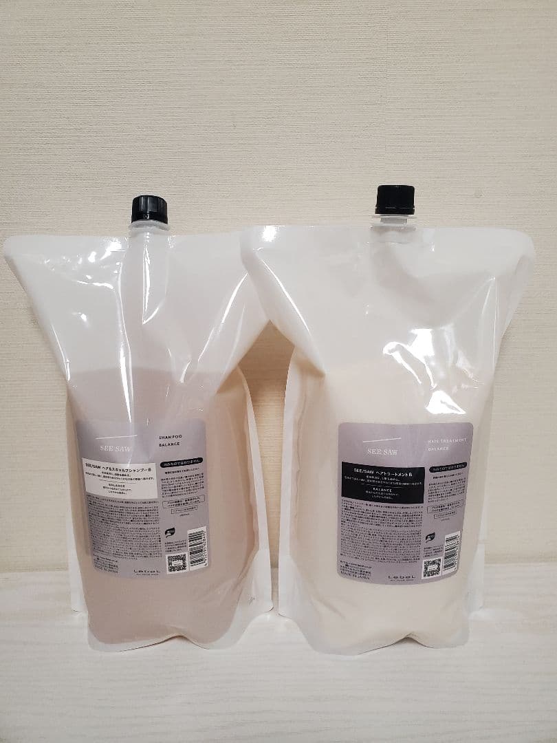 シーソー シャンプー＆トリートメント 2500ml バランス 詰替用 SEE/SAW 土日祝日出荷 ルベル シーソー シャンプーB（バランス）2500ml