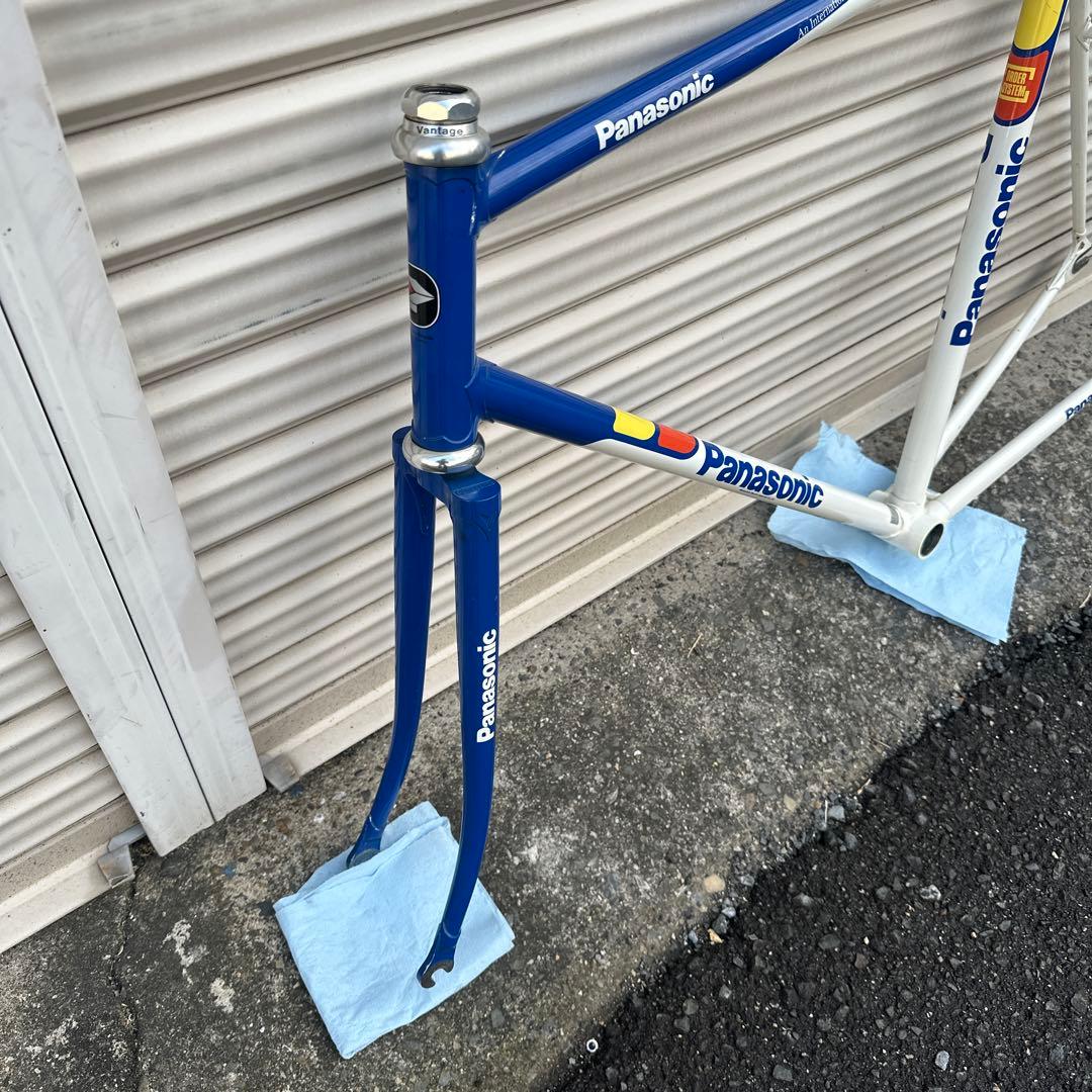 Panasonic レーサーカラー ピストバイク フレームセット njs - メルカリ