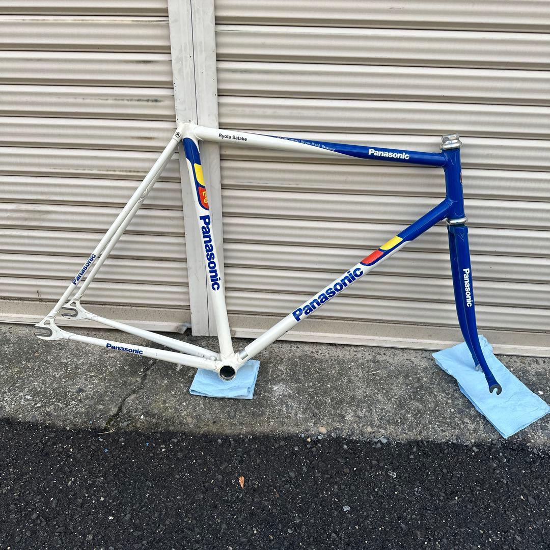 Panasonic レーサーカラー ピストバイク フレームセット njs - メルカリ
