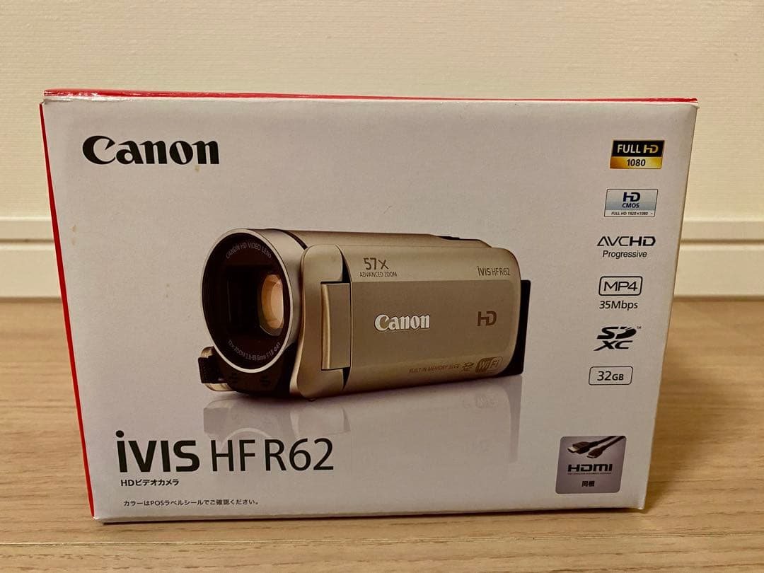 【超美品】Canon デジタルビデオカメラ IVIS HF R62 おまけ付き！ Amazon.co.jp: Canon デジタルビデオカメラ iVIS HF R62 光学32倍