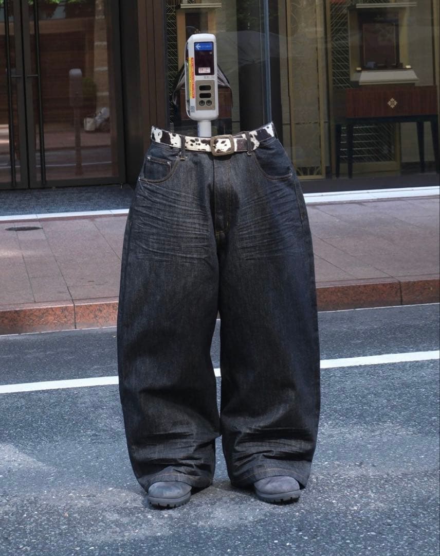 パンツ BELVET Baggy rigid denim Baggy rigid denim – BELVET