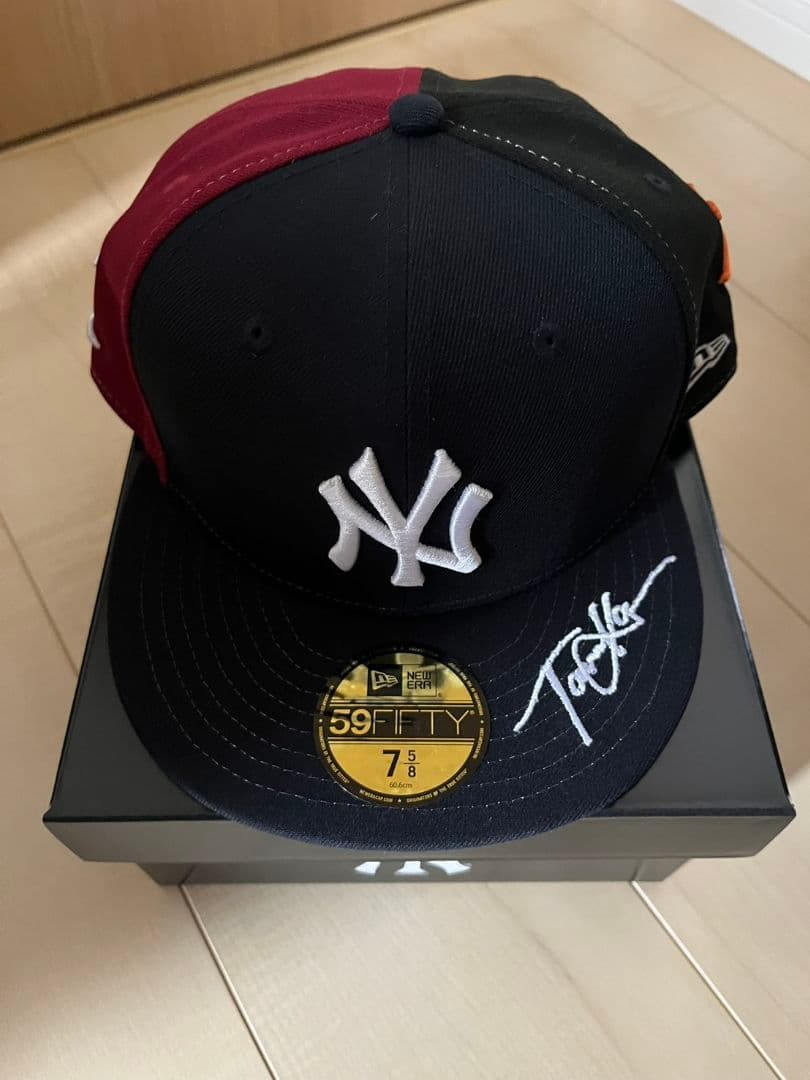 田中将大 日米通算200勝 記念 ニューエラ 3球団 59FIFTY キャップ①