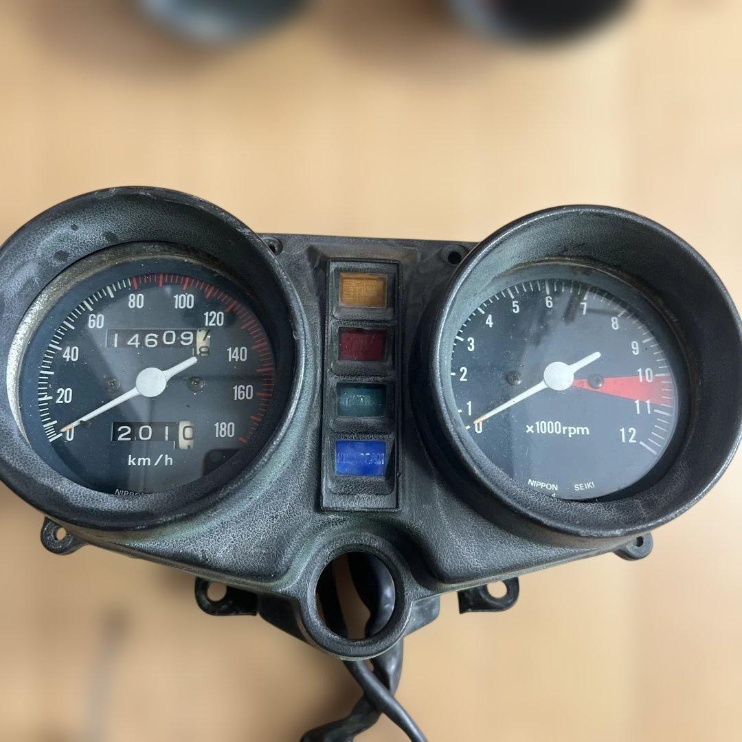 ホンダホーク2 CM400用 リプロ品 CB250T 純正メーターオマケ付き