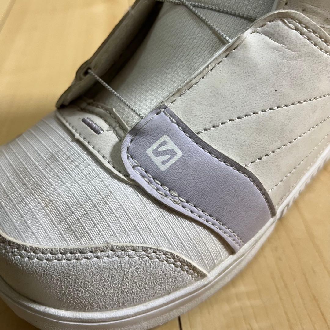 【即日発送】SALOMONスノボPEARL BOA WHITE 23.0cm