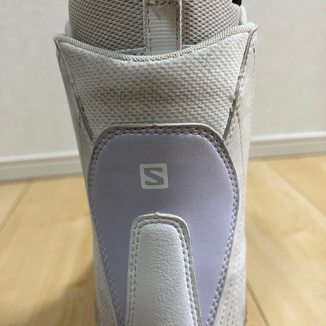 【即日発送】SALOMONスノボPEARL BOA WHITE 23.0cm