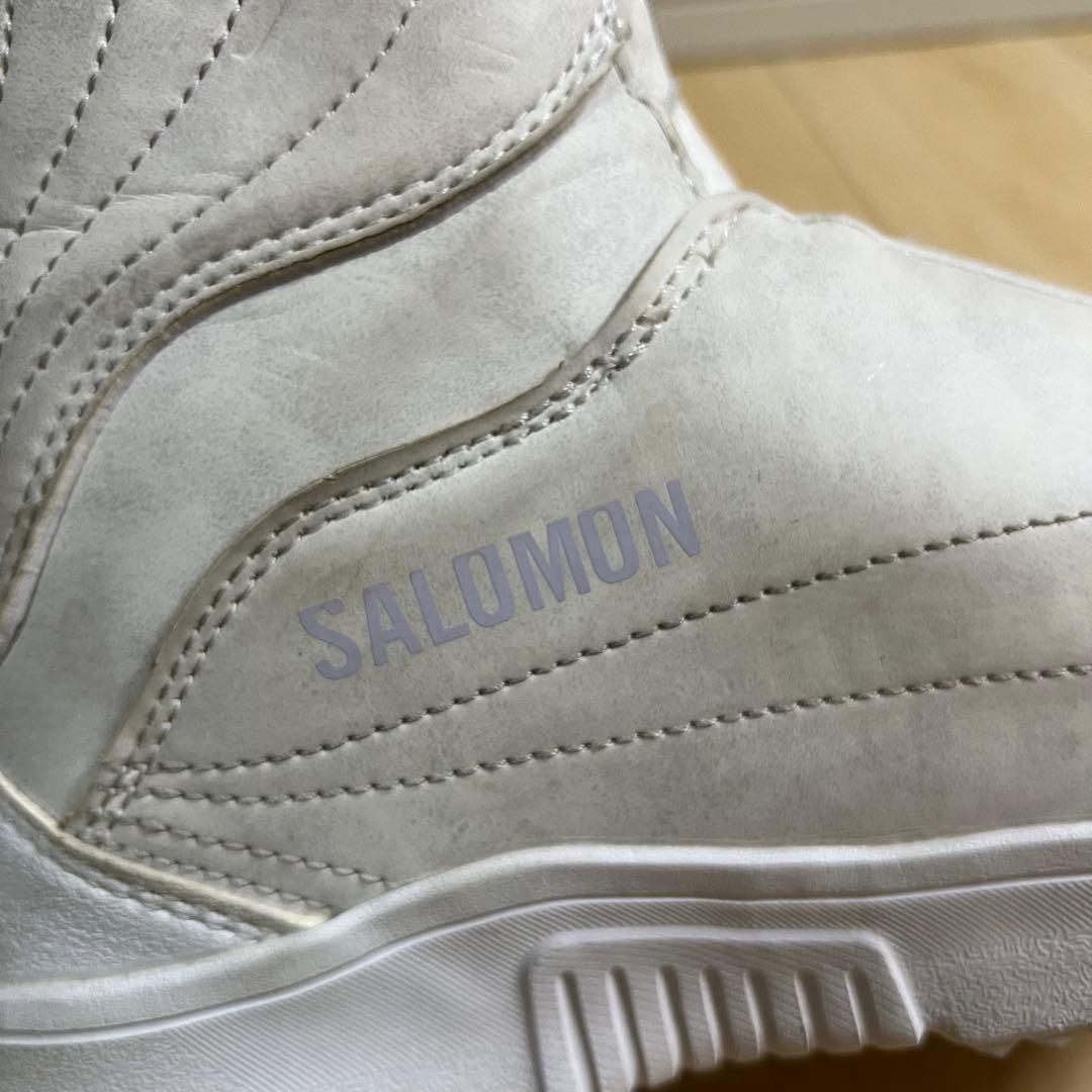 【即日発送】SALOMONスノボPEARL BOA WHITE 23.0cm