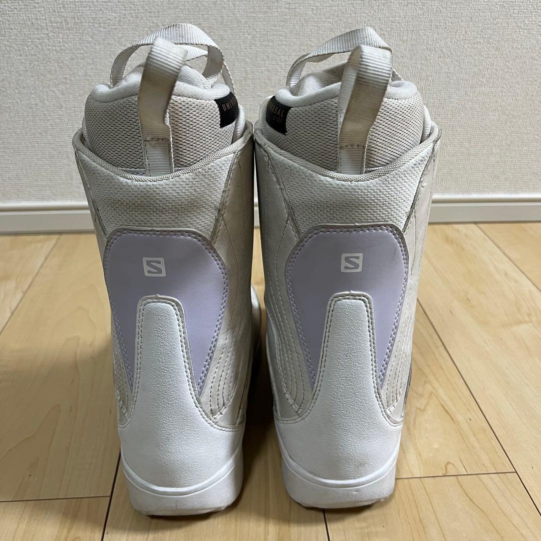 【即日発送】SALOMONスノボPEARL BOA WHITE 23.0cm