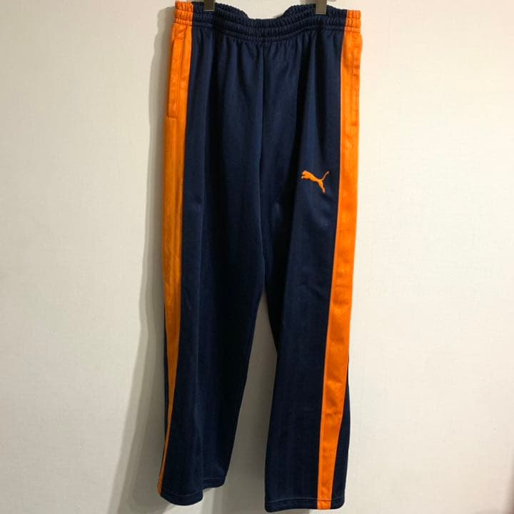 PUMA プーマ ジャージ セットアップ ロゴテープ サイドライン ロゴ刺繍