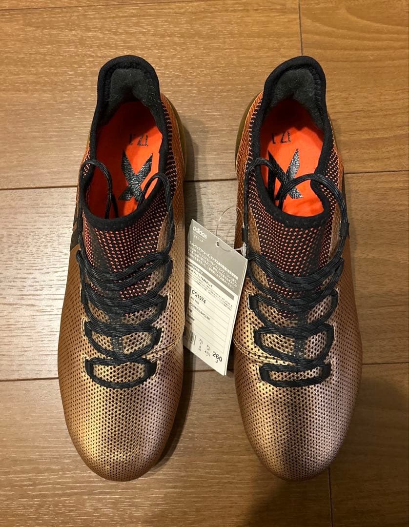 新品未使用】adidasX 17.1 HG アディダス サッカー スパイク 金 - メルカリ