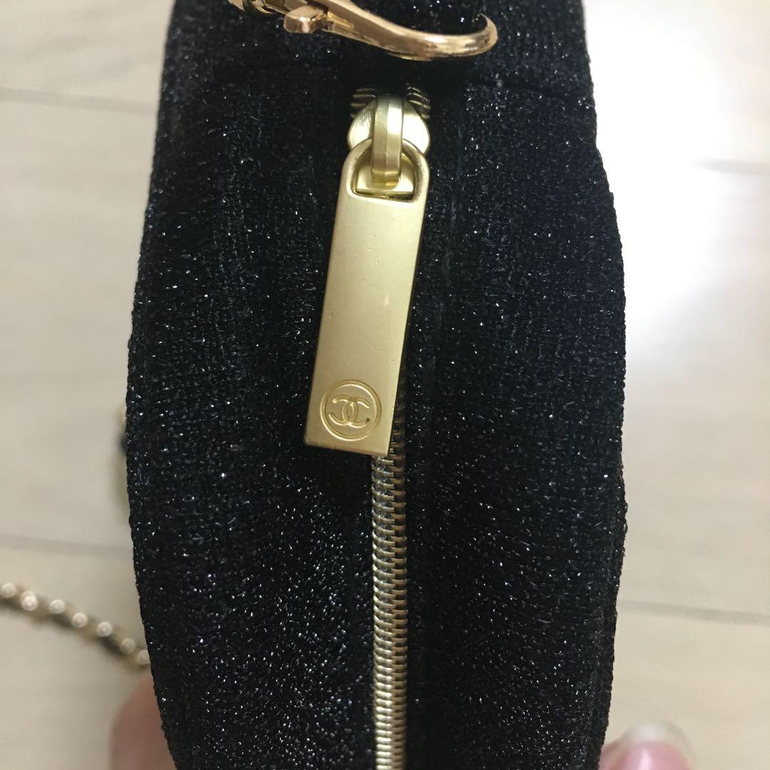 CHANEL シャネル ノベルティ ラメ ポーチ ショルダーバッグ - メルカリ