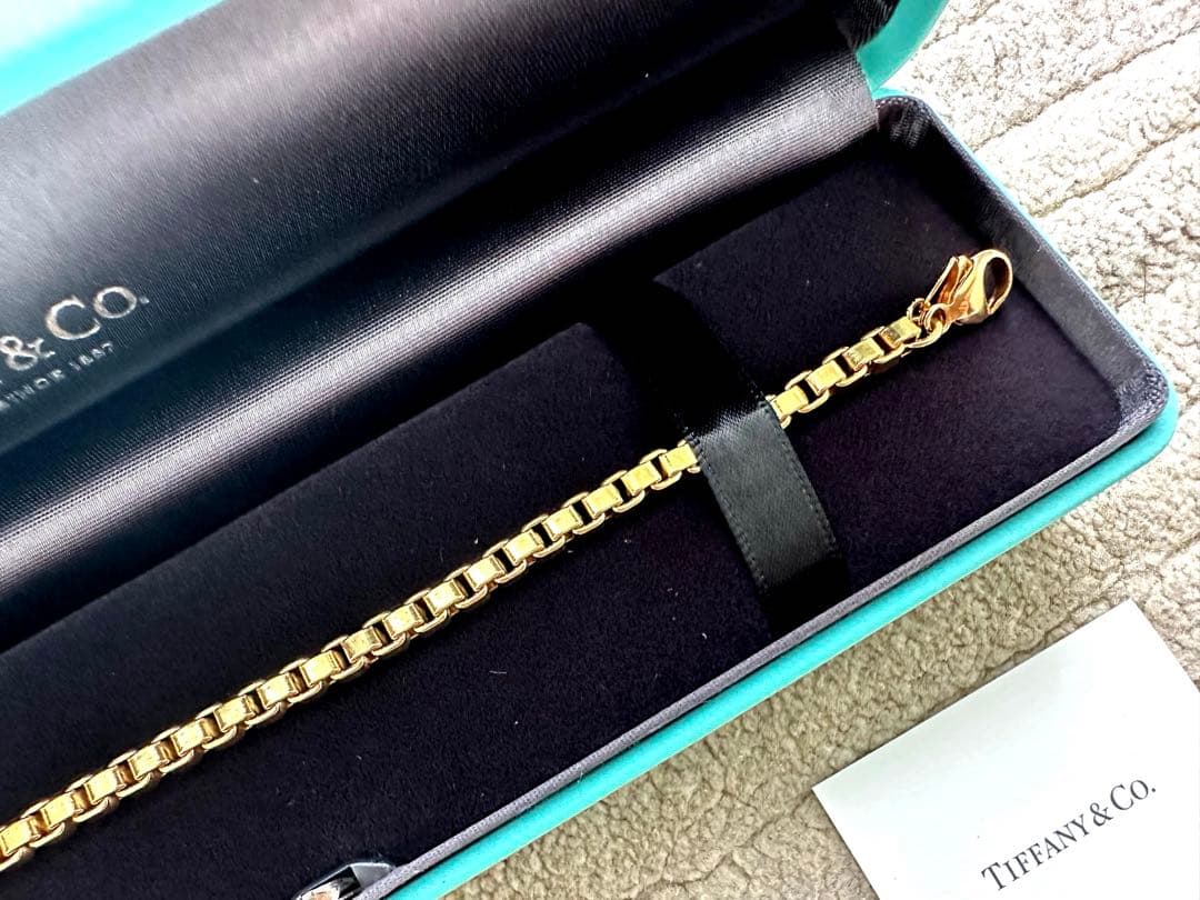 ティファニー ベネチアン ブレスレット ゴールド 金 18K - メルカリ