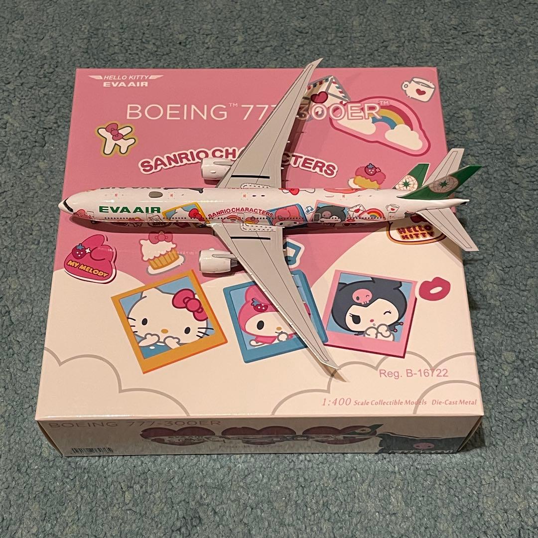 EVA AIR エバー航空 777-300ER ハローキティ NG 1:400 EVA AIR エバー