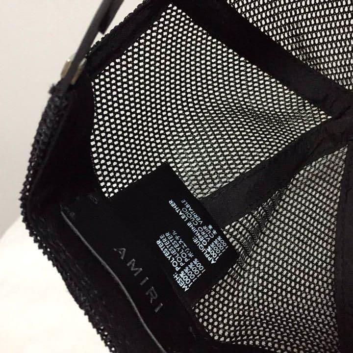 AMIRI アミリThree Star スリースター メッシュキャップ - メルカリ