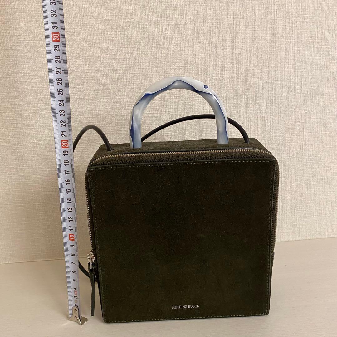 定価約7万】BUILDING BLOCK ボックスバッグ スエード