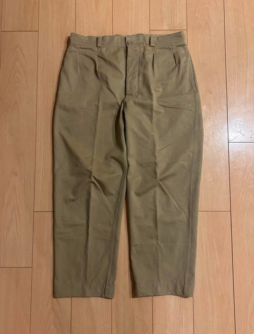 【SALE】フランス軍 名作 M52 チノパン 60s ビンテージ 後期 35 全国通販】DEAD STOCK 60s FRENCH ARMY
