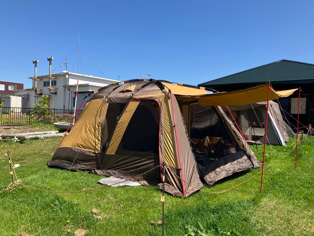 【ヒルストーン】テント　イワタニタフまるなど5点一式まとめ売り Hill Stone（ヒルストーン） テント ワンタッチテント 5人用 キャンプ