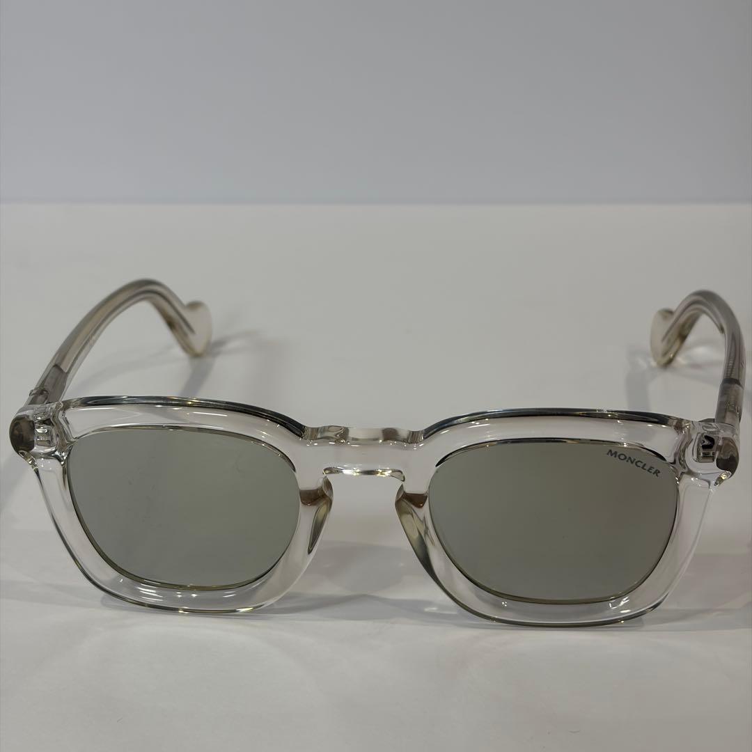 鑑定済極美品】モンクレール クリアフレーム サングラス ML0006 付属