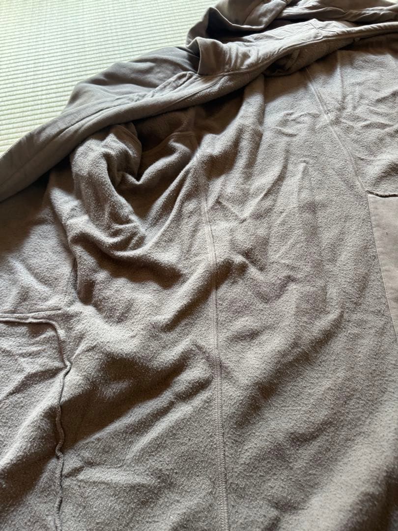 RICK OWENS リックオウエンス ロングフードコート スウェット